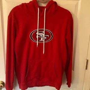 NFL size small red San Francisco 49ers hoodie